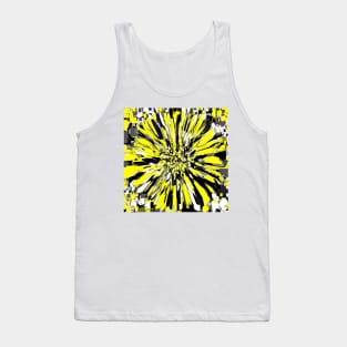 Dahlia Yellow and Black Tank Top